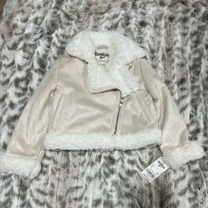 New Toddler Girl Jacket Suede